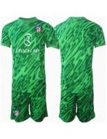 Otroške Nogometnih dresov Atletico Madrid Vratar Gostujoči 2024-25 Kratki rokavi (+ hlače)